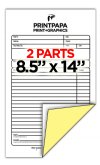 2 Part Carbonless Form - Legal