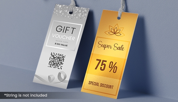 Gold & Silver Hang Tag