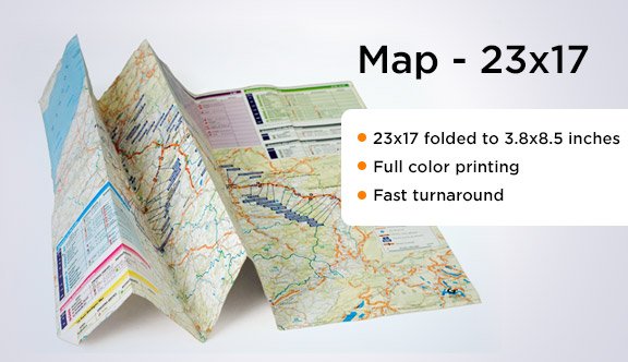 Map - 23x17