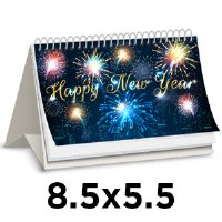 12 Month Desk Tent Calendar - 8.5x5.5