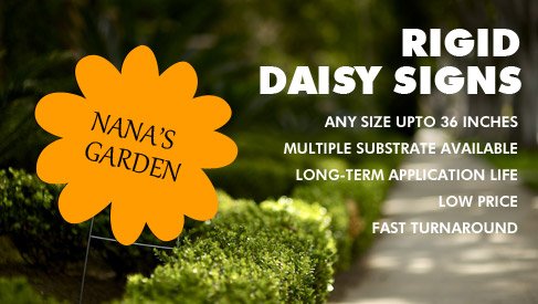 Rigid Daisy Sign