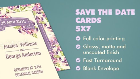 Save the Date Card - 5x7