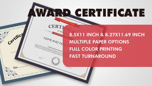 Award Certificate