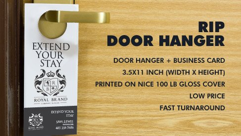 Rip Door hanger - 3.5x11