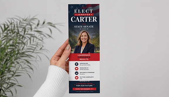 Political Palm Card - 4x11