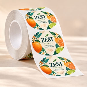 Oval Roll Labels