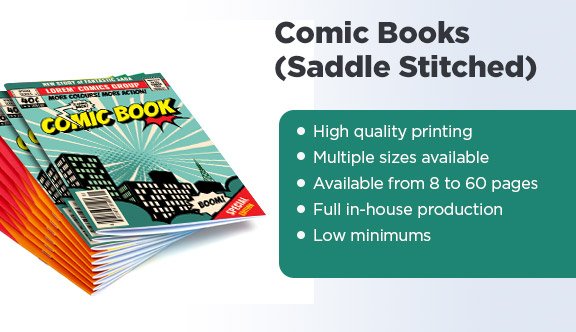Comic Books (Saddle Stitched)