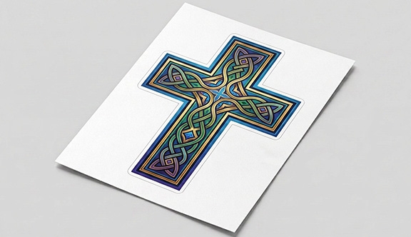 Cross Sticker Cross Sticker