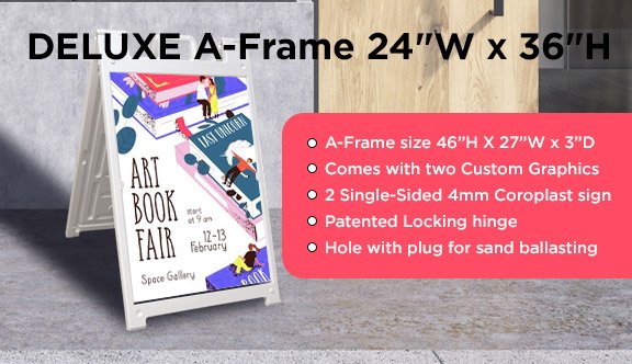 DELUXE A-Frame 24x36