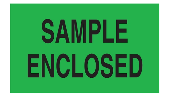 Sample Enclosed Labels - 3x5