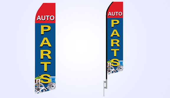 Auto Parts Stock Flag - 16ft. Auto Parts Stock Flag - 16ft.