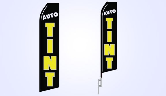 Auto Tint (Black) Stock Flag - 16ft. Auto Tint (Black) Stock Flag - 16ft.