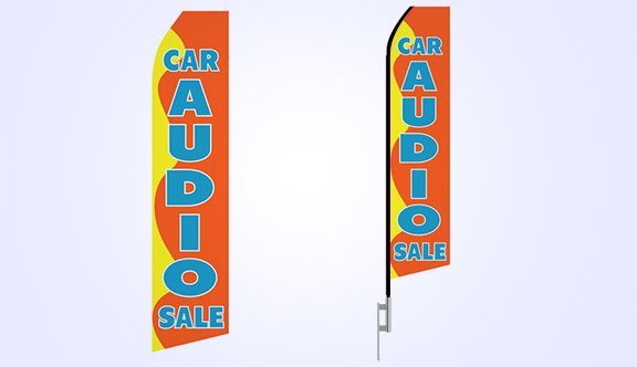 Car Audio Sale Stock Flag - 16ft. Car Audio Sale Stock Flag - 16ft.