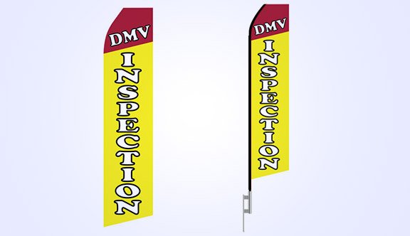 DMV Inspection Stock Flag - 16ft. DMV Inspection Stock Flag - 16ft.