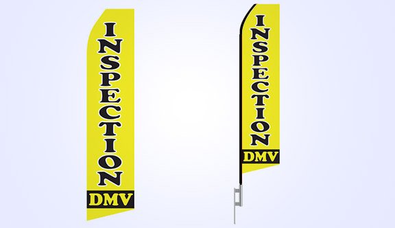 DMV Inspection Stock Flag - 16ft. DMV Inspection Stock Flag - 16ft.