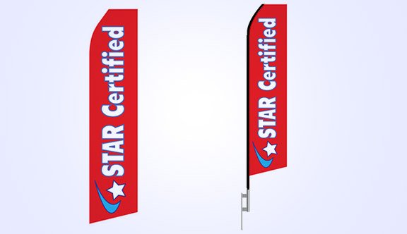 Star Certified Stock Flag - 16ft. Star Certified Stock Flag - 16ft.