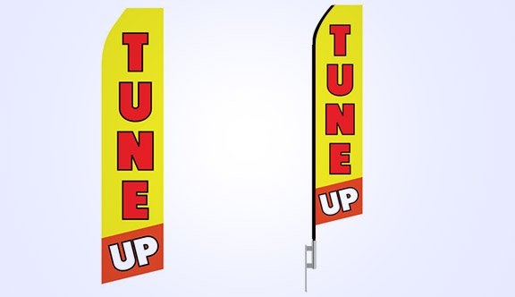 Tune Up Stock Flag - 16ft. Tune Up Stock Flag - 16ft.