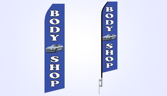 Body Shop Stock Flag - 16ft. Body Shop Stock Flag - 16ft.