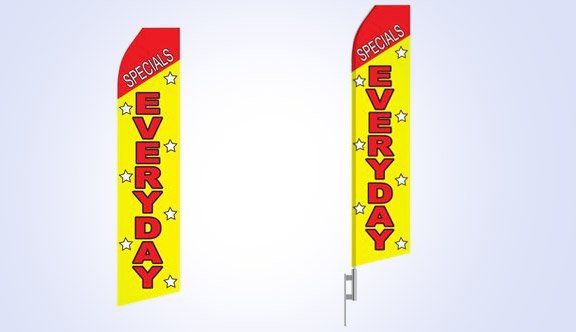 Specials Everyday Stock Flag - 16ft Specials Everyday Stock Flag - 16ft