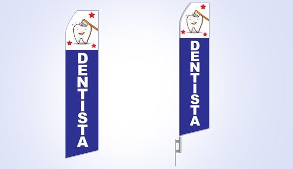 Dentista Stock Flag - 16ft Dentista Stock Flag - 16ft