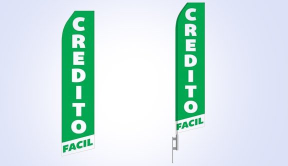 Credito Facil Stock Flag - 16ft Credito Facil Stock Flag - 16ft