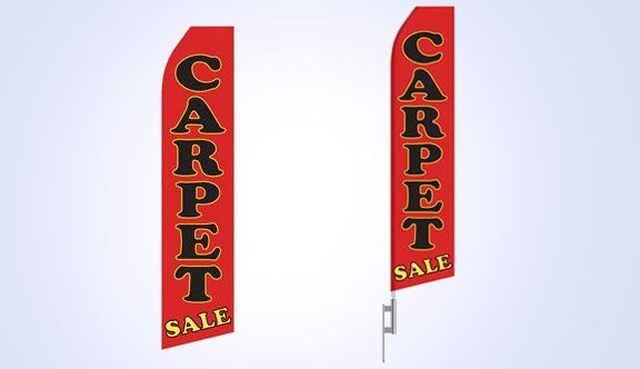 Carpet Sale Stock Flag - 16ft Carpet Sale Stock Flag - 16ft