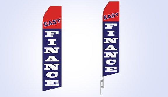 Easy Finance Stock Flag - 16ft Easy Finance Stock Flag - 16ft