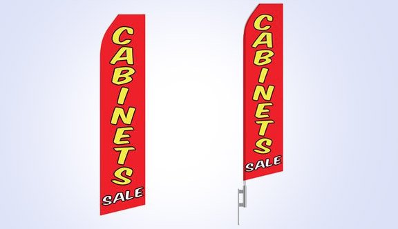 Cabinets Sale Stock Flag - 16ft Cabinets Sale Stock Flag - 16ft