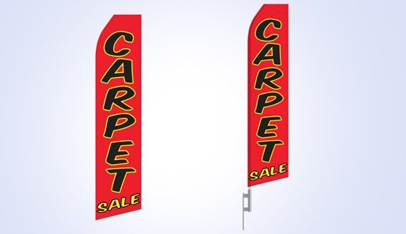 Carpet Sale Stock Flag - 16ft Carpet Sale Stock Flag - 16ft