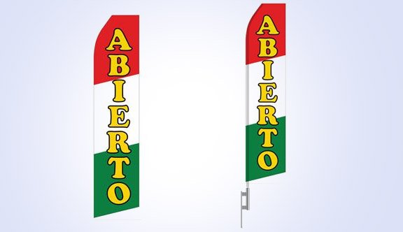 Abierto Stock Flag - 16ft Abierto Stock Flag - 16ft
