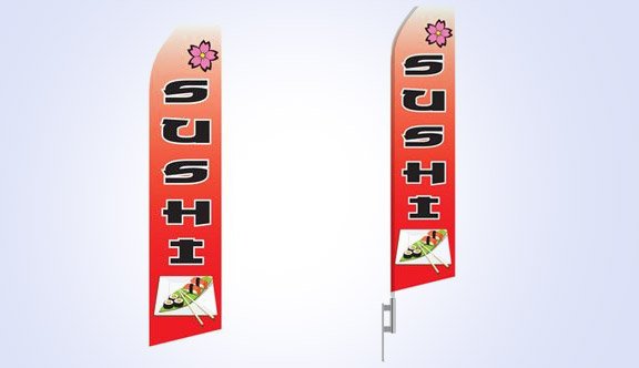 Sushi Stock Flag - 16ft