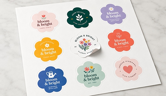 Flower Sticker