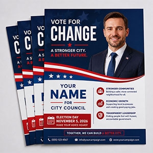 Political Flyers - Letter Size (8.5x11)