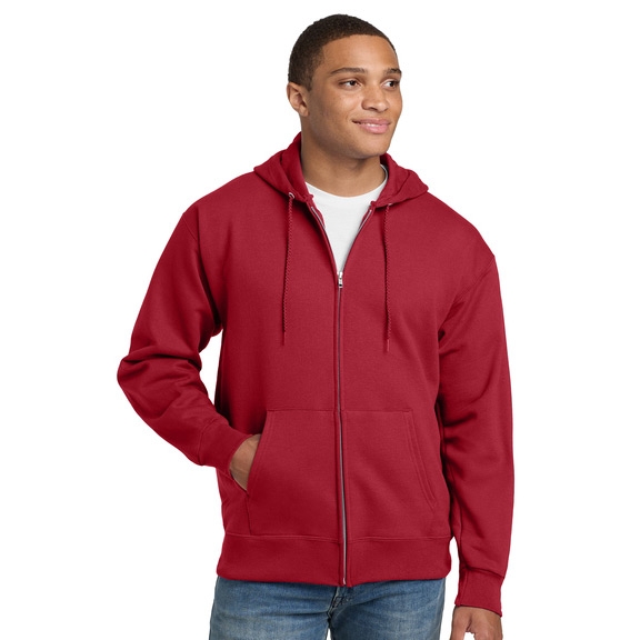 Hanes Ultimate Cotton Full-Zip Hooded Sweatshirt (F283)