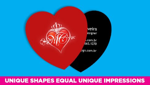 Heart Shaped Business Card - 3"x3"