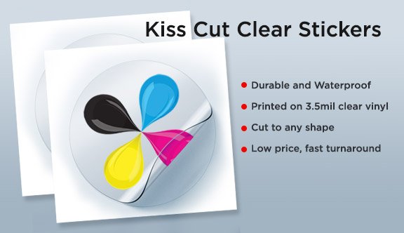 Kiss Cut Clear Stickers