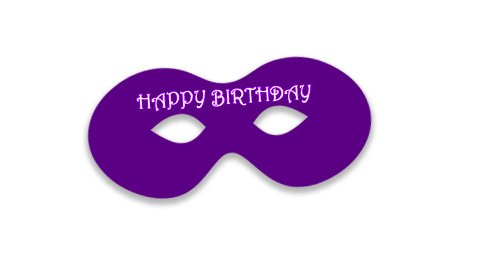 Mask Shape Flyer - 10" x 4.5"