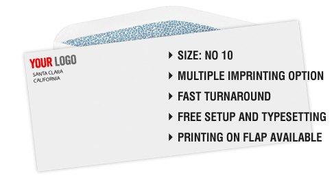 No. 10 Peek Proof Envelope (4 1/8 x 9 1/2)