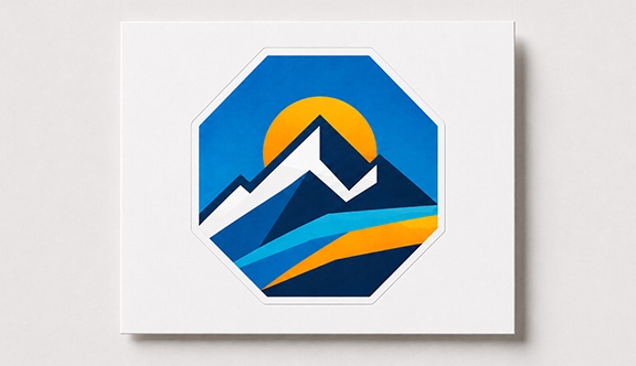 Octagon Sticker