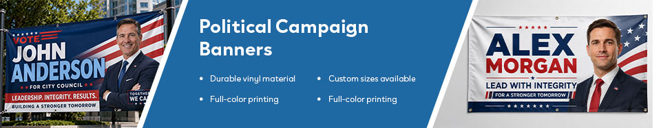 Political Campaign Banners