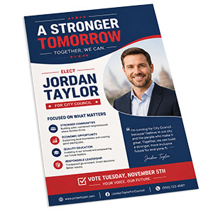 Political Campaign Flyers
