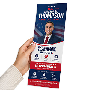 Political Campaign Palm Cards