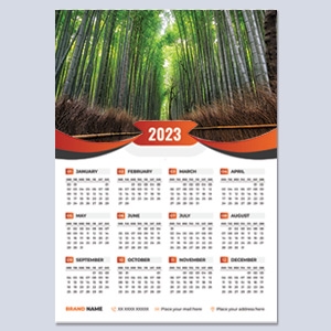 Poster Calendar 20x30