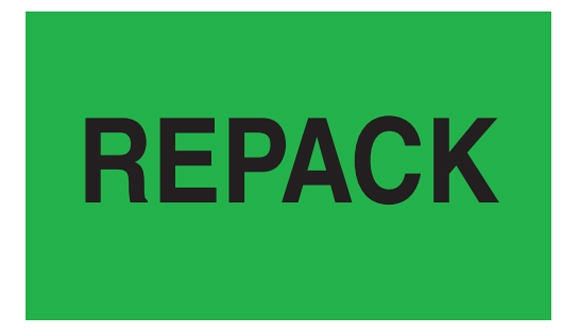 Repack Labels - 3x5