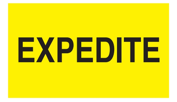 Expedite Labels - 3x5