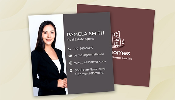 Soft Touch Square Business Card 3x3