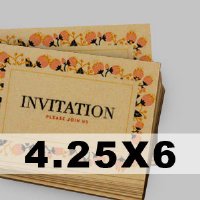 Kraft Paper Flat Card - 4.25x6