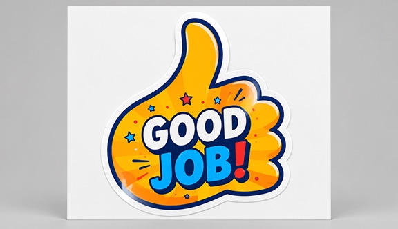 Thumbs Up Sticker